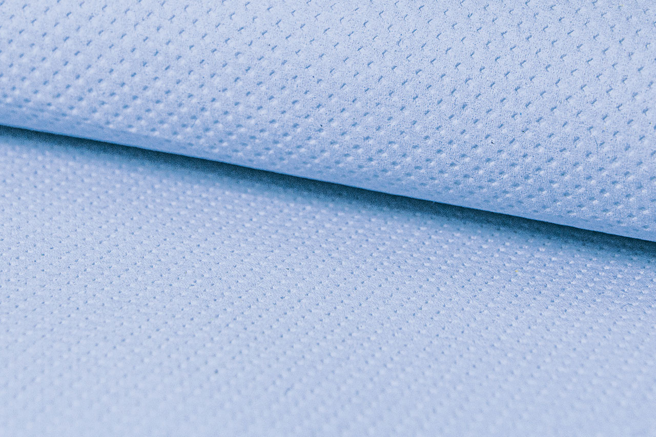 ICOSOFT® eco2 38x36 Papier Handtuchrolle Blau