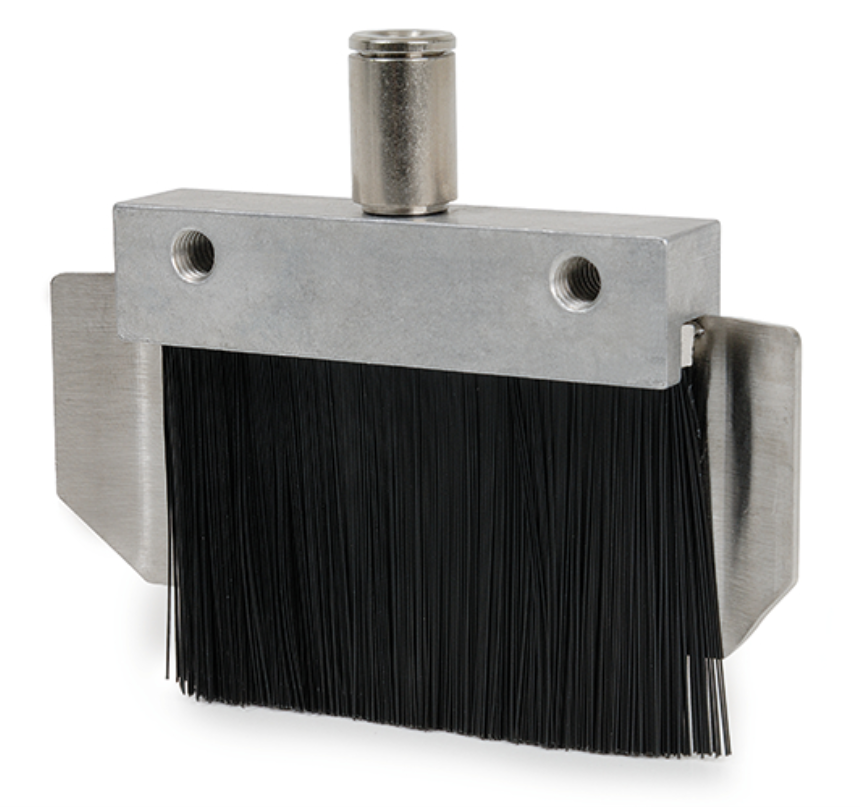 Schmierb&amp;#252;rste f&amp;#252;r Grossketten bis +80 &amp;#176;C mit Gewindebohrung M6  (Alu / Polypropylen)