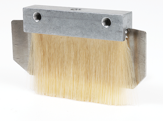 Oil brush for large chains up to +180 °C with tapped bore M6 (alu / pekalon)