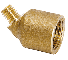 Angle 45&amp;#176; M6 male x G1/4 female  (brass)