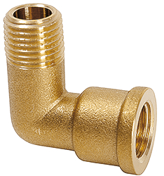 Angle 90&amp;#176; G1/4 male x G1/4 female  (brass)