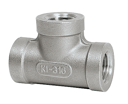 T-St&amp;#252;ck 3 x G1/4i  (Edelstahl)