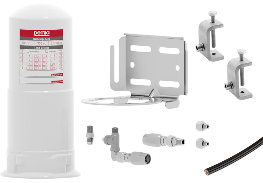 INSTALLATION KIT ULTRA Heavy Duty 1-point  65 mm beam clamp mount incl. 5 m hose