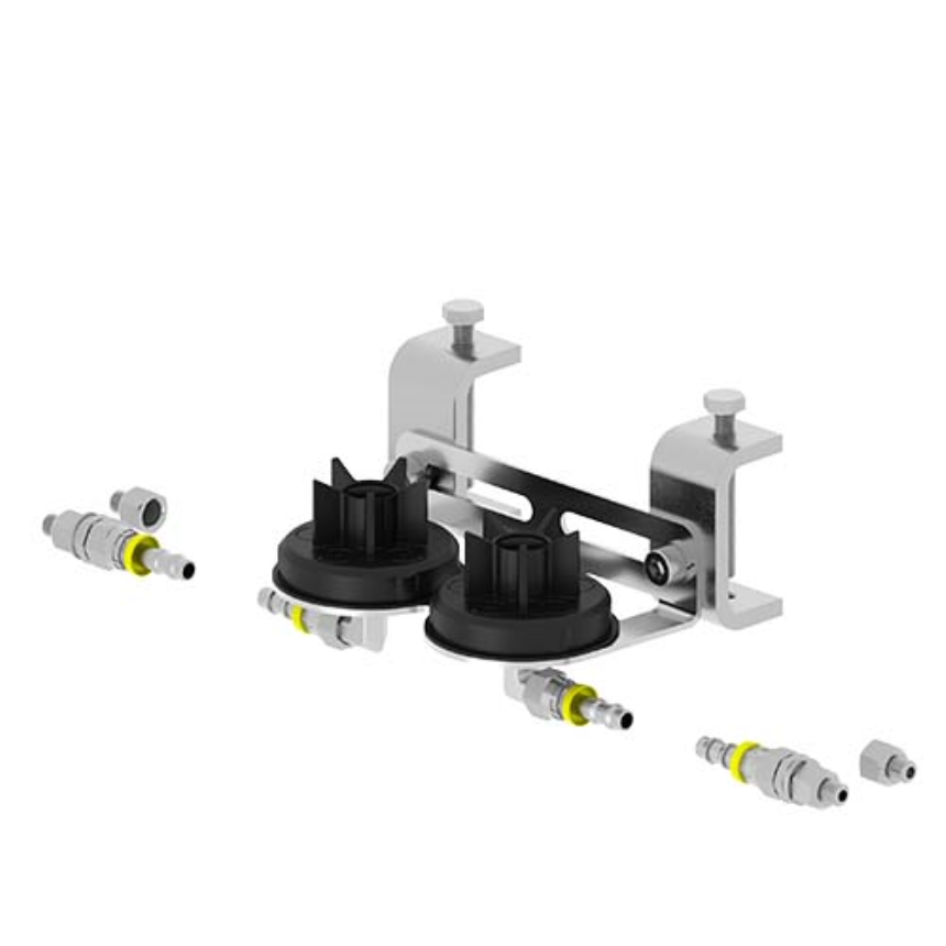 KIT DE RACCORDS STAR Standard Duty double  avec pince de fixation de 65 mm  sans flexible