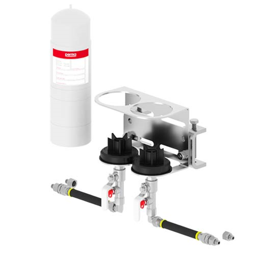 KIT DE MONTAGE STAR Heavy Duty double avec pince de fixation de 65 mm avec 5 m de flexible
