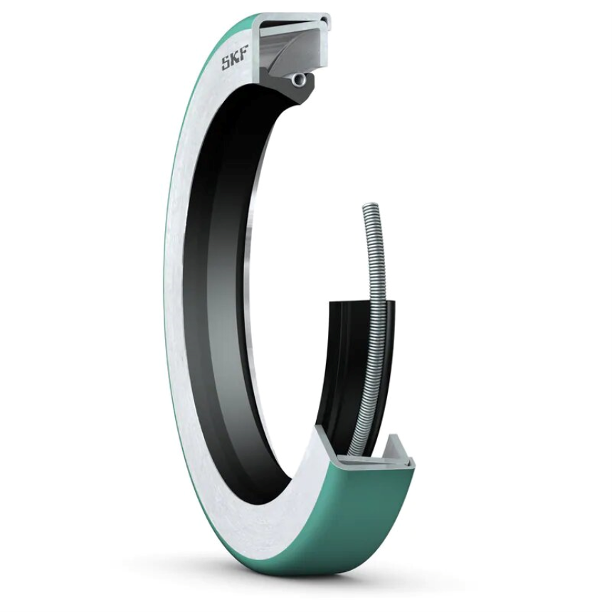 Radial-Wellendichtring mit Metallgeh&amp;#228;use und Versteifungskappe, Dichtlippe