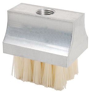 Schmierbürste bis +180 °C 40 x 30 mm G1/4i  Anschlussgewinde oben