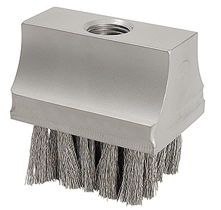 Schmierbürste bis +350 °C 40 x 30 mm G1/4i  Anschlussgewinde oben