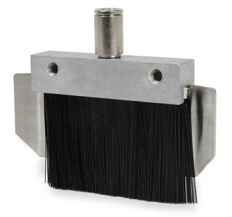 Schmierbürste für Grossketten bis +80 °C mit Gewindebohrung M6  (Alu / Polypropylen)