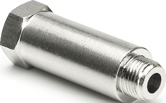 Verlängerung 36 mm G1/8a x G1/8i  (Messing vernickelt)