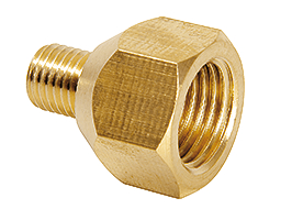 Reduzierstück M8x1a x G1/4i  (Messing)