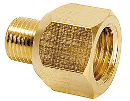 Reduzierstück M10x1a x G1/4i  (Messing)