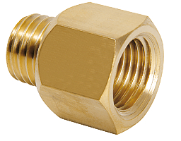 Reduzierstück M12x1,5a x G1/4i  (Messing)
