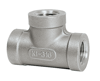 T-Stück 3 x G1/4i  (Edelstahl)