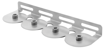 Support de montage quatre STAR Standard Duty, G1/4i (inox)