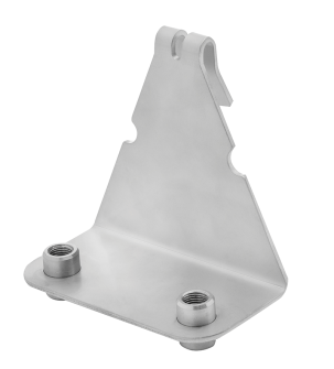 Montagehalterung CLASSIC, FUTURA, FLEX, NOVA Schutzgitter  2-fach G1/4i (Edelstahl)