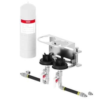 KIT DE MONTAGE STAR Heavy Duty double avec pince de fixation de 65 mm avec 5 m de flexible