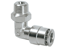 Schlauchanschluss M10x1a f&amp;#252;r Schlauch a&amp;#216; 6 mm 90&amp;#176; - drehbar  (Messing vernickelt)