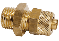 Tube connector G1/4 male for tube o&amp;#216; 8 mm  (brass)