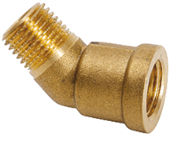 Angle 45&amp;#176; G1/4 male x G1/4 female  (brass)