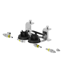 KIT DE RACCORDS STAR Standard Duty double  avec pince de fixation de 65 mm  sans flexible