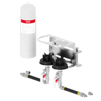 KIT DE MONTAGE STAR Heavy Duty double  avec pince de fixation de 65 mm  avec 5 m de flexible