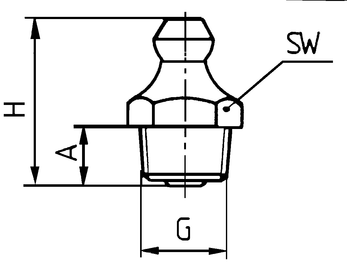 SCHMIERNIPPEL H1 M8X1 KON