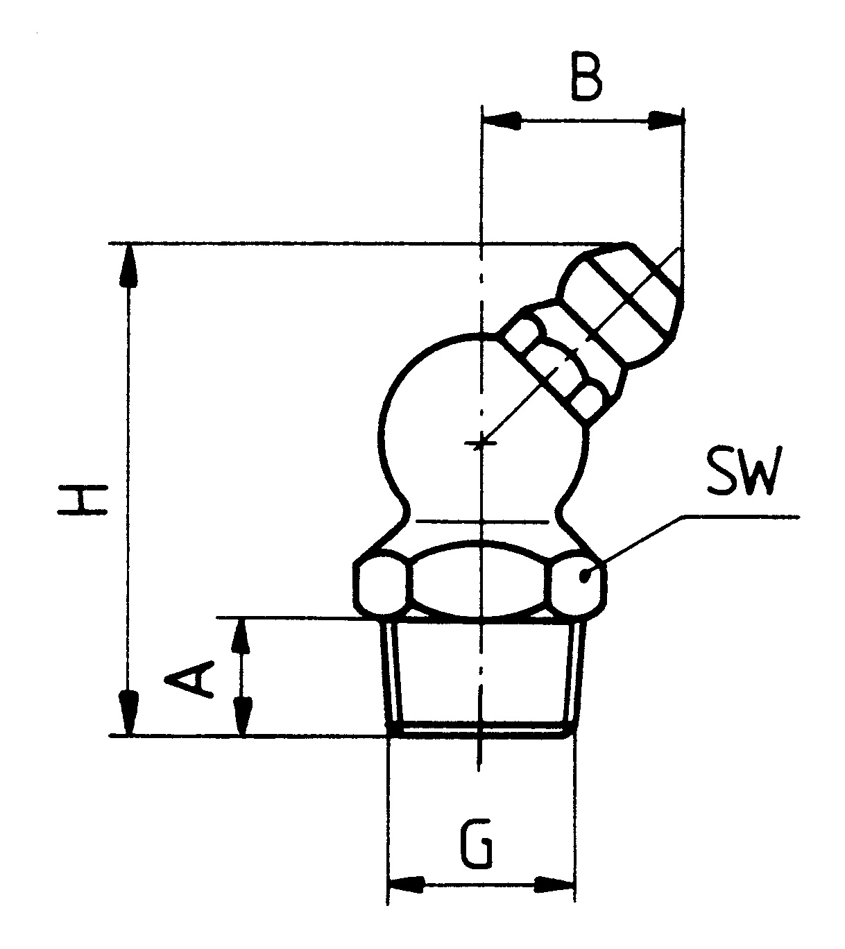 SCHMIERNIPPEL H2 G1/8 K.
