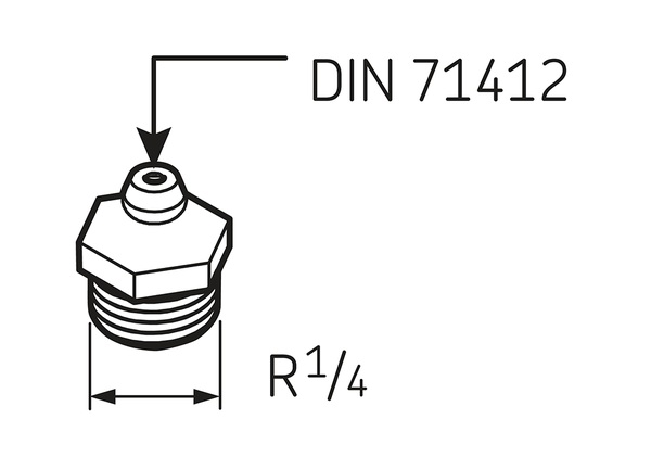Schmiernippel G 1/4