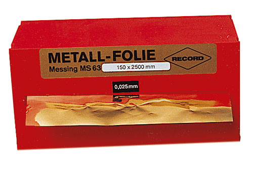 Messing-Folienband 0,075