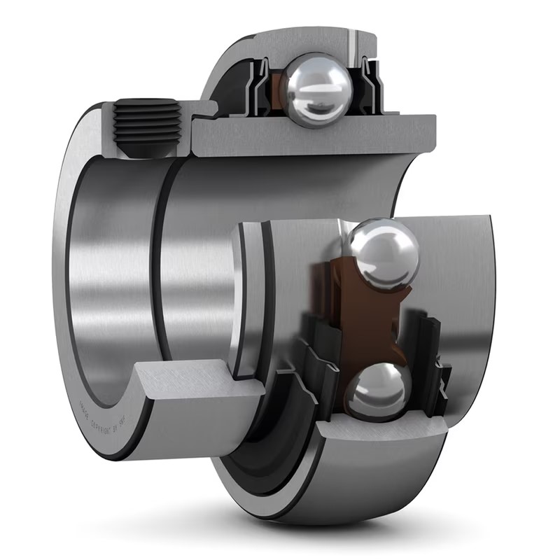 SKF-Roulement-insert avec bague de blocage excentrique et bague intérieure débordante