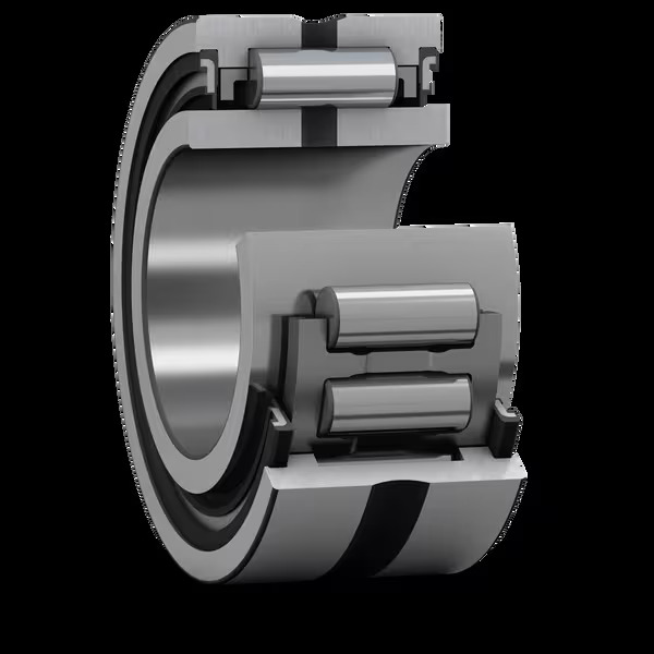 SKF-Single row needle roller bearing with machined rings, with flanges and integral sealing