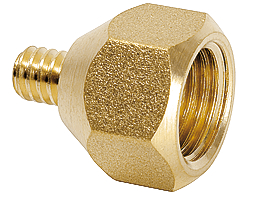 Reducer Whitworth 1/4&quot; male x G1/4 female  (brass)