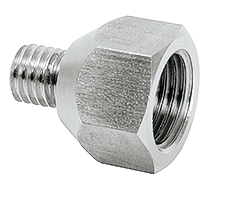 104877 Reducer M8x1 male x G1/4 female  (stainless steel)