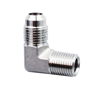 Angle 90&#176; R1/4 male x 9/16 JIC male  (stainless steel)