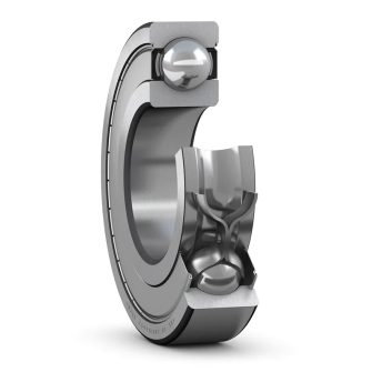 Deep groove ball bearing for high temperature applications to 150 