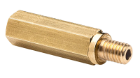 Extension 30 mm M6a x M6i female  (brass)