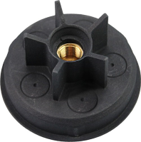 Support flange STAR with cover clip for protection cap